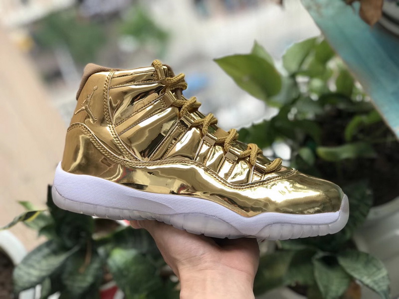 Authentic Air Jordan 11 Liquid Gold